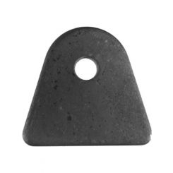 U-B Machine Body Mounting Tabs Gusseted 1/4 in Mounting Hole 1/8 in T