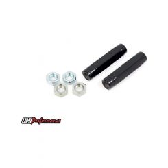 Umi Performance Tie Rod Sleeve 5/8-18 in Female Thread Hex Tube Steel Bl