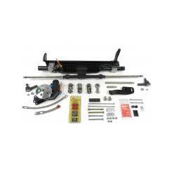 Unisteer Perf Products Rack and Pinion Power Aluminum Black Powder