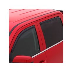 Ventshade Side Window Visor In-Channel Front / Rear Plastic Black Exte