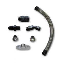 Vibrant Performance Turbocharger Oil Drain Bolt-On 1/2in NPT Female Fla