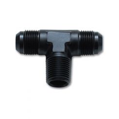 Vibrant Performance Fitting Adapter Tee 1/8 in NPT Male x 3 AN Male x 3