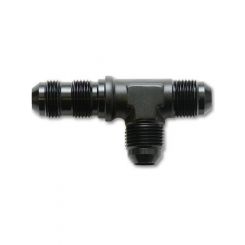 Vibrant Performance Fitting Bulkhead Tee 3 AN Male x 3 AN Male x 3 AN M