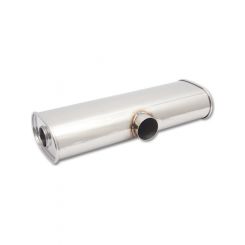 Vibrant Performance Muffler Streetpower 3 in Side Inlet Dual 2-1/2 in O