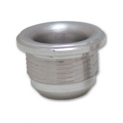 Vibrant Performance Bung 8 AN Male Weld-On 1 in Flange Aluminum Natural