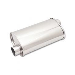 Vibrant Performance Muffler Streetpower 2-1/2 in Offset Inlet / Outlets