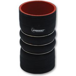 Vibrant Performance Tubing Coupler Straight Hump 3 in ID 6 in Long Sili