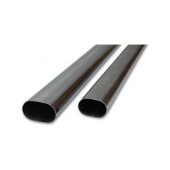 Vibrant Performance Exhaust Pipe Straight Oval 3-1/2 in Diameter 5 ft L
