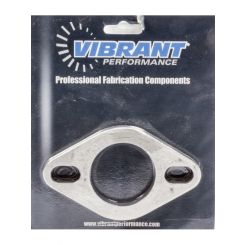 Vibrant Performance Collector Flange 2-Bolt 3/8 in Thick 2 in ID Stainl