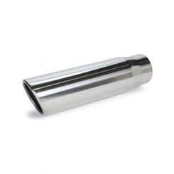 Vibrant Performance Exhaust Tip Weld-On 2-1/2 in Inlet 3 in Round Outlet
