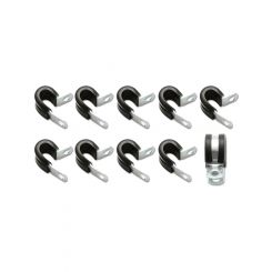 Vibrant Performance Stainless Steel Cushion P-Clamp for 0.50" OD hose