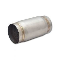 Vibrant Performance Race Muffler, 4" inside diameter x 9" OAL Stainless