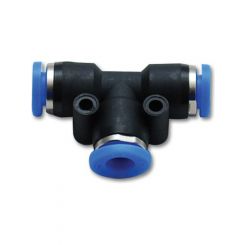 Vibrant Performance Union Tee Fitting, for 1/4" OD Tubing Push To Connect