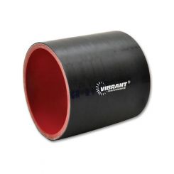 Vibrant Performance Straight Hose Coupler, 4.50" ID x 3.00" long - Black