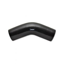 Vibrant Performance Tubing Elbow 45 Degree 3 in ID Silicone Black
