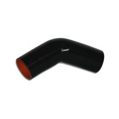 Vibrant Performance Tubing Elbow 45 Degree 1-1/2 in ID 6 x 6 in Legs Sil
