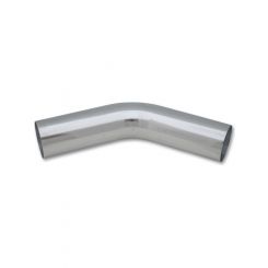 Vibrant Performance 45 Aluminum Bend, 4" OD - Polished 5" Bend Radius
