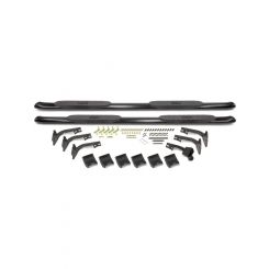 Westin Step Bars Pro Traxx Oval 4 in OD Mount Kit Included Steel Bla