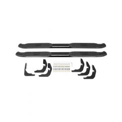 Westin Step Bars Pro Traxx Oval 4 in OD Mount Kit Included Steel Bla