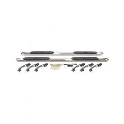 Westin Step Bars Pro Traxx Oval 4 in OD Mount Kit Included Stainless