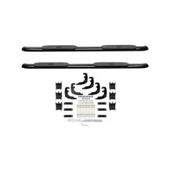 Westin Step Bars Pro Traxx Oval 4 in OD Mount Kit Included Steel Bla