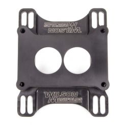 Wilson Manifolds Carburetor Adapter Lightweight 1 in Thick 2 Hole Holle