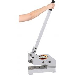 Woodward Fab Throatless Shear 10 in Blade Cast Iron Gray Paint 3/16 in