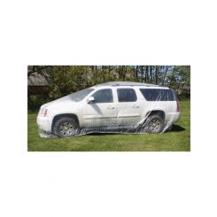 Woodward Fab Car Cover Moisture Resistant 22 ft Long Plastic Clear