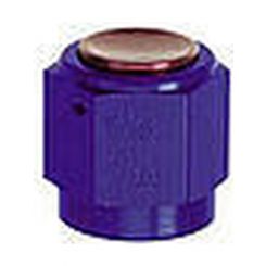 XRP-Xtreme Racing Prod. Fitting Cap 6 AN Aluminum Blue Anodize