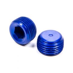 XRP-Xtreme Racing Prod. Fitting Plug 3/8 in NPT Allen Head Aluminum Bl