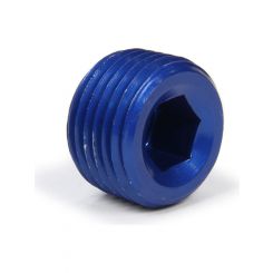 XRP-Xtreme Racing Prod. Fitting Plug 1/2 in NPT Allen Head Aluminum Bl