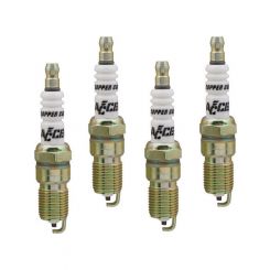 Accel Spark Plug 14 mm Thread 0.708 in Reach Tapered Seat Resistor Set