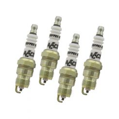 Accel Spark Plug Shorty 14 mm Thread 0.460 in Reach Tapered Seat Resi
