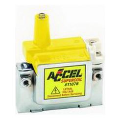 Accel Ignition Coil Super Coil U-Core 0.200 ohm Female Socket Chrome /