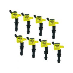 Accel Ignition Coil Pack Super Coil 0.600 ohm Coil-On-Plug Yellow 3-
