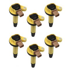 Accel Ignition Coil Pack Super Coil Coil-On-Plug Yellow Ford EcoBoos