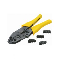 Accel Wire Crimping Tool Heavy Duty Steel Frame Insulated Handles Ratc