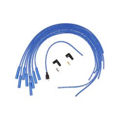 Accel Spark Plug Wire Set Super Stock Spiral Core 8 mm Blue Straight Pl