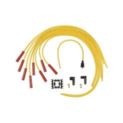 Accel Spark Plug Wire Set Super Stock Spiral Core 8 mm Yellow Straight P