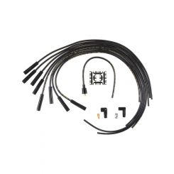 Accel Spark Plug Wire Set Super Stock Spiral Core 8 mm Black Straight P