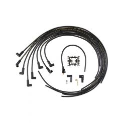 Accel Spark Plug Wire Set Super Stock Spiral Core 8 mm Black 90 Degree