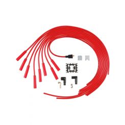 Accel Spark Plug Wire Set Super Stock Spiral Core 8 mm Red Straight Plu