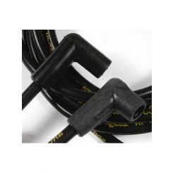 Accel Spark Plug Wire Set Super Stock Spiral Core 8 mm Black Factory St