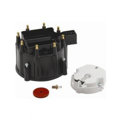Accel Cap and Rotor Kit HEI Style Terminal Brass Terminals Clamp Down