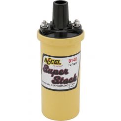Accel Ignition Coil Super Stock Canister Oil Filled 1.400 ohm Female Soc