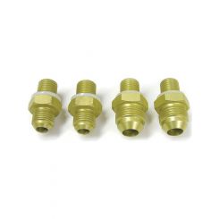 ATI Performance Fitting Adapter Straight 6 AN Male to 1/4 in NPSM Male