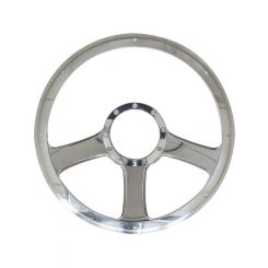 Billet Specialties Steering Wheel Standard Anthem 14 in Diameter 3-Spok