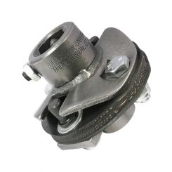Borgeson Steering Rag Joint 3/4 in Double D to 18 mm Double D Steel Nat (55049)