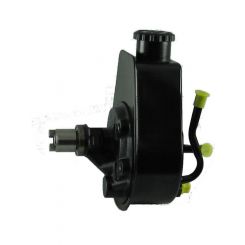 Borgeson Power Steering Pump Steel Black Powder Coat Diesel Dodge Full