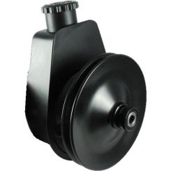 Borgeson Power Steering Pump Saginaw V-Belt Pulley Steel Black Powder